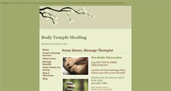 Desktop Screenshot of bodytemplehealing.net