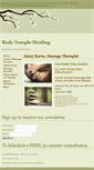 Mobile Screenshot of bodytemplehealing.net